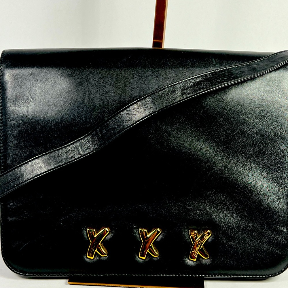 Paloma Picasso black shoulder crossbody bag